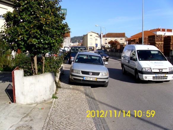 Exemplar of Parking by Portuguese graduate of International Finishing School for Selfish Lazy Twats